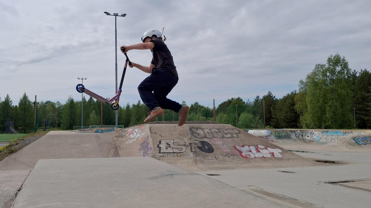 Skeittipuisto.